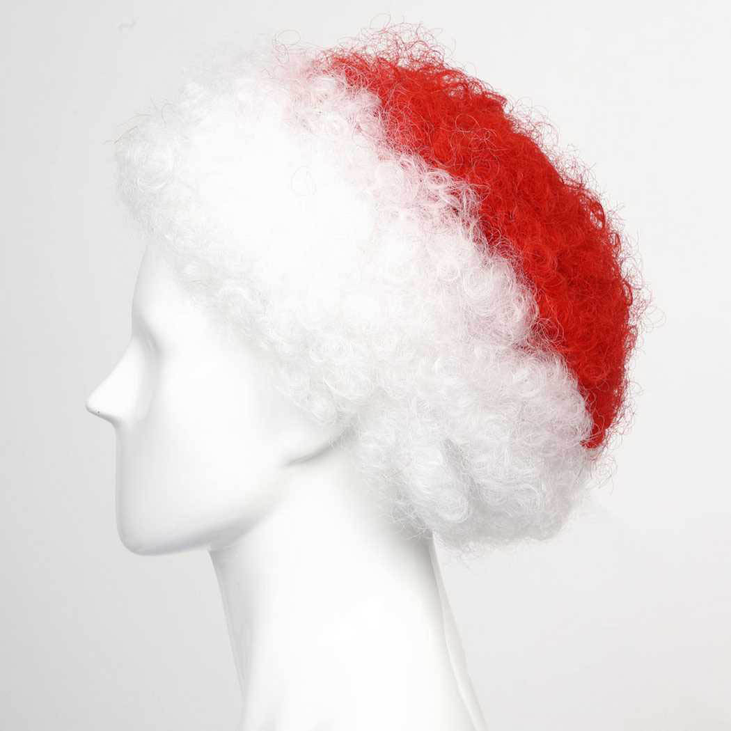 flagwigs, football wigs, fan wigs, afro wigs, mullet wigs, bob wigs, euro wigs,  premier league wigs,Japan Afro Wig 