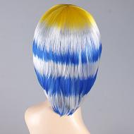 flagwigs, football wigs, fan wigs, afro wigs, mullet wigs, bob wigs, euro wigs,  premier league wigs,Uruguay Bob Wig 