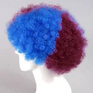 flagwigs, football wigs, fan wigs, afro wigs, mullet wigs, bob wigs, euro wigs,  premier league wigs,Barcelona Afro Wig B